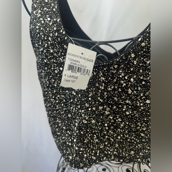 NWT Soprano metallic speckled cropped tank top size XL - Picture 5 of 7